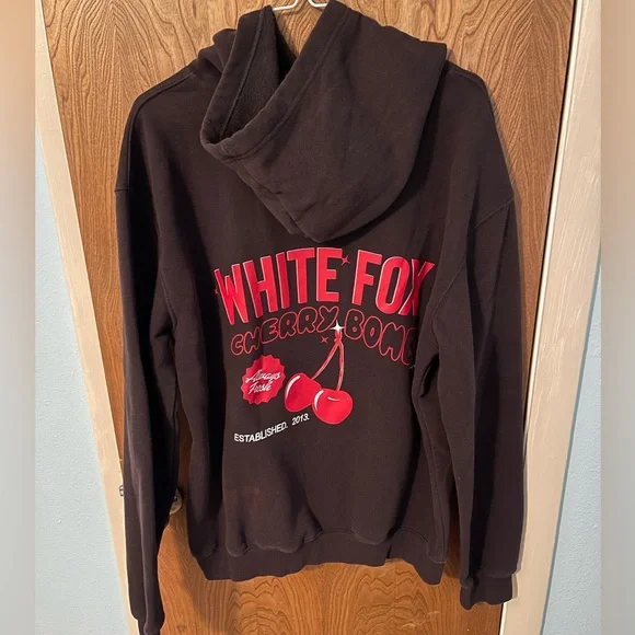 ✨White Fox✨ Cherry Bomb hoodie - Picture 2 of 5